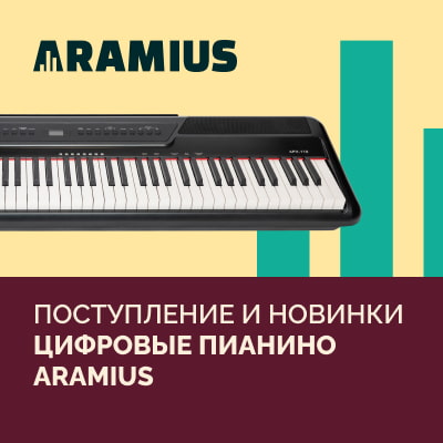 Цифровые пианино Aramius: поступление и новинки