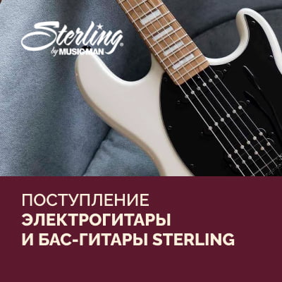 Поступление электрогитар и бас-гитар Sterling