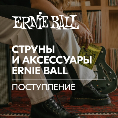 Поступление струн и аксессуаров ERNIE BALL