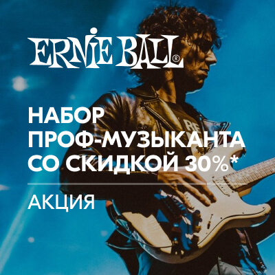 Набор для профессионального музыканта от Ernie Ball со скидкой -30%