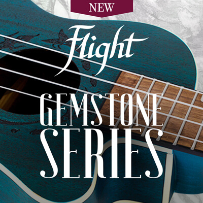 Укулеле новой серии Flight Gemstone!
