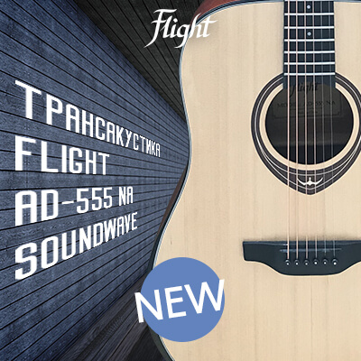 Электроакустическая гитара FLIGHT AD-555